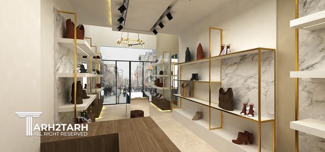 طراحی داخلی فروشگاه سیه نا