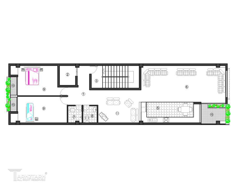 پلان تیپ طبقات
