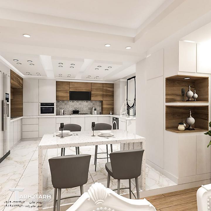 طراحی داخلی واحد مسکونی آقای قهرمانی