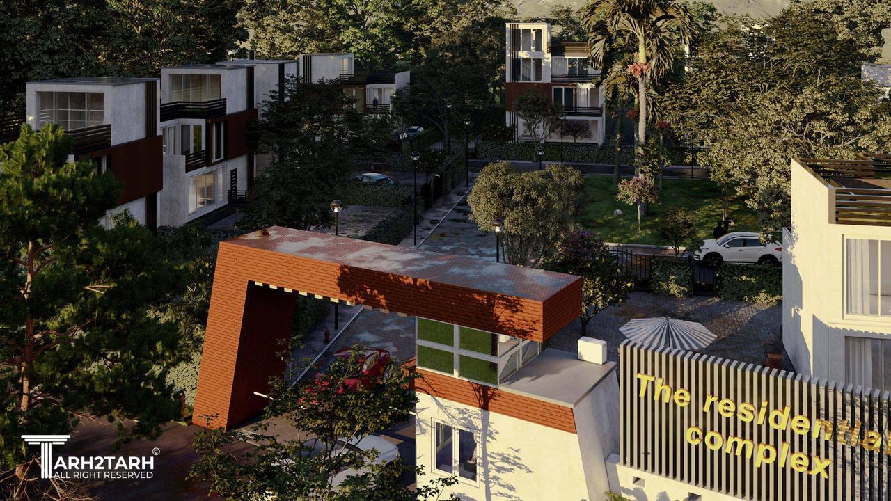 رندر لومیون - سر در ورودی شهرک