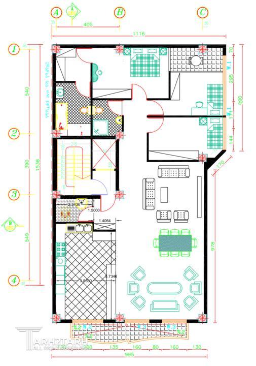 طراحی پلان‌مسکونی 9 طبقه با زیر بنای حدودی 170 متر _ منظریه _ تبریز