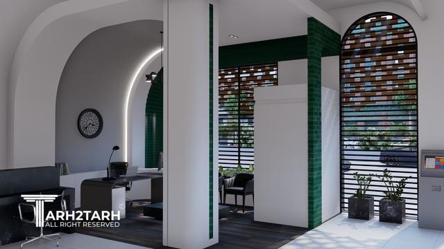 طراحی داخلی بانک کشاورزی 