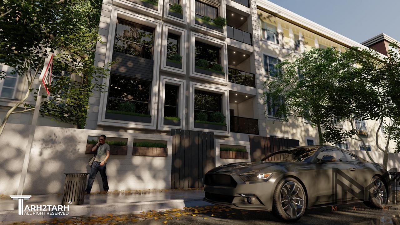 طراحی نما مدرن آپارتمان مسکونی  دفتر طراحی مسرور (4).jpg