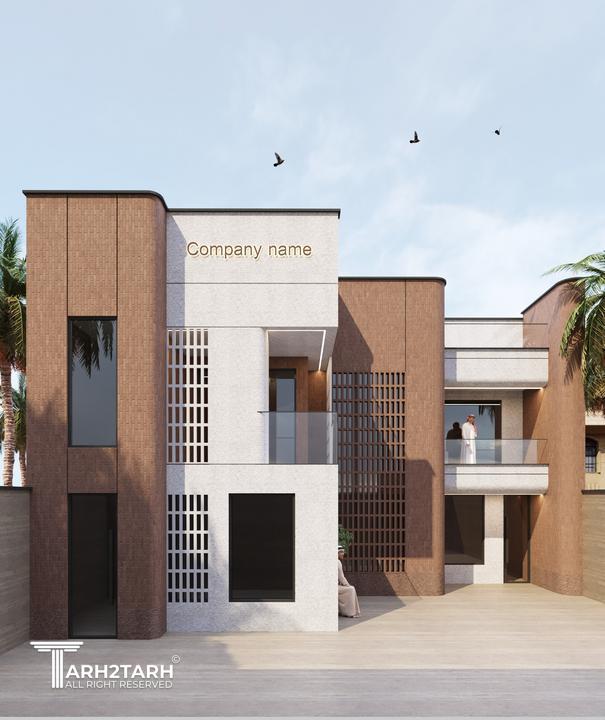 طراحی نمای  دفتر کار و شو روم