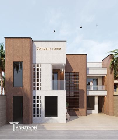 طراحی نمای  دفتر کار و شو روم