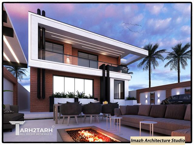 طراحی نما و محوطه ویلا