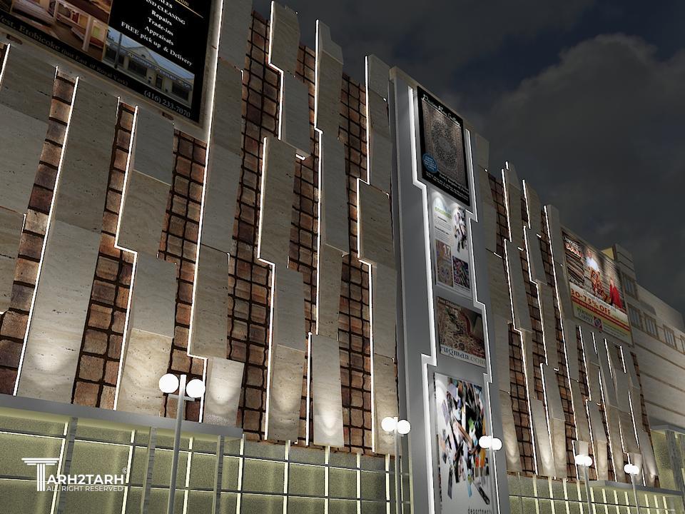 طراحی مجتمع تجاری شهرآفتاب 