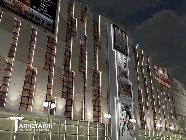 طراحی مجتمع تجاری شهرآفتاب 