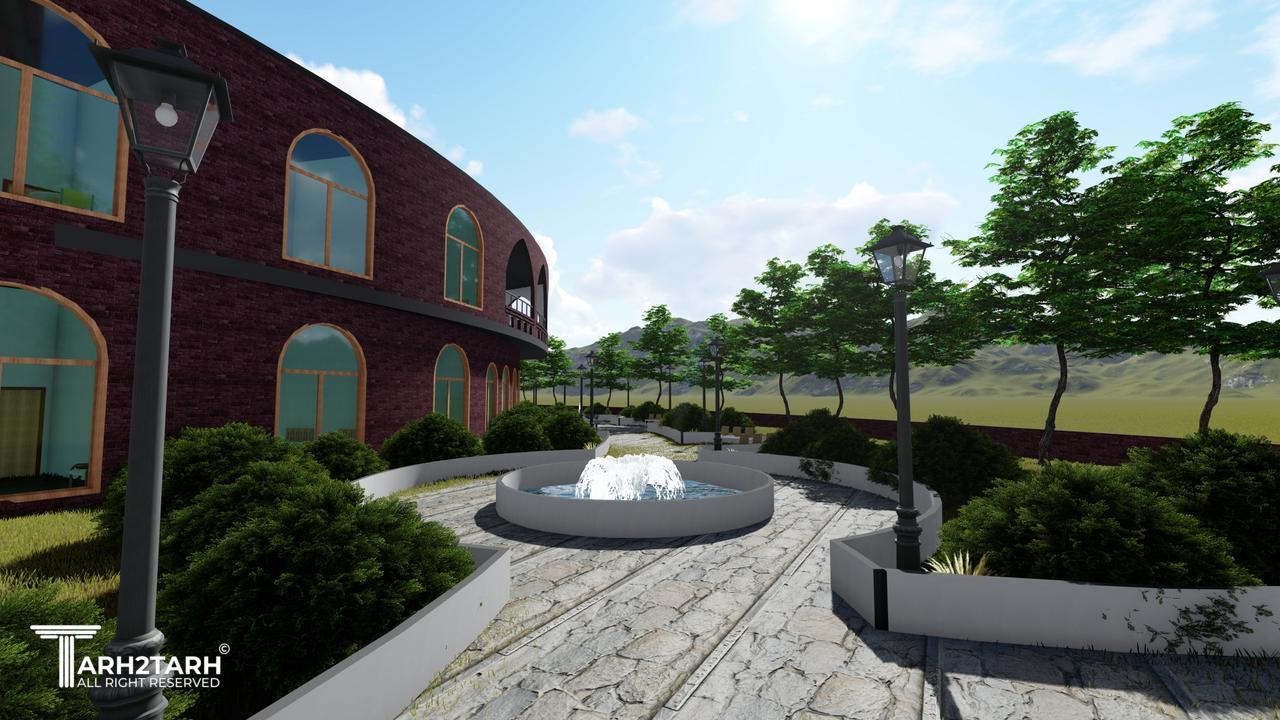 3Dنمای کلی بنا