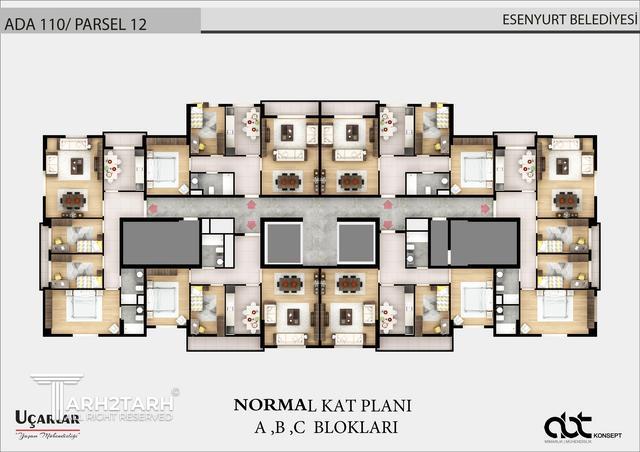 طراحی مجتمع مسکونی Fly Family در استانبول