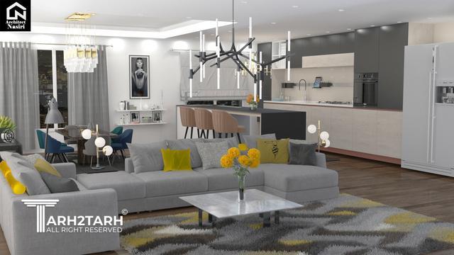 طراحی داخلی مسکونی مدرن