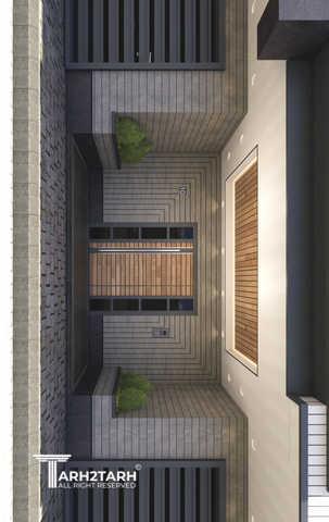 طراحی ورودی ساختمان شاه حسینی