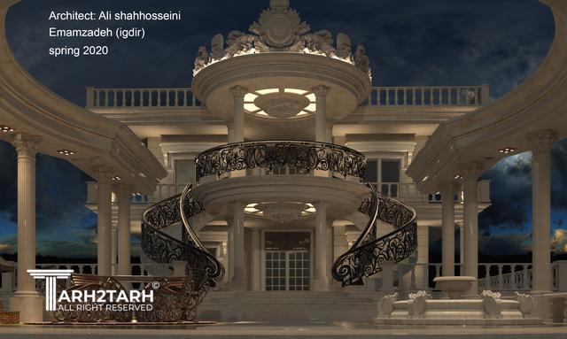 طراحی نمای ویلایی