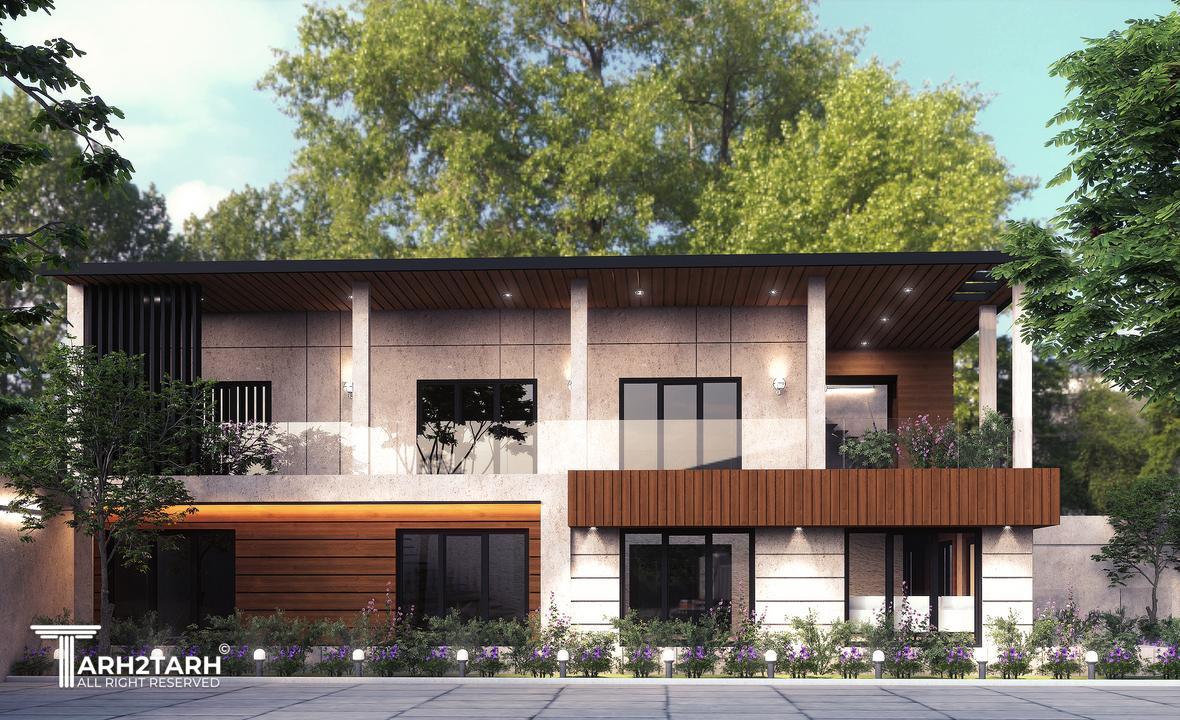 طراحي صفر تا صد پروژه ويلايي در شهر شيراز 