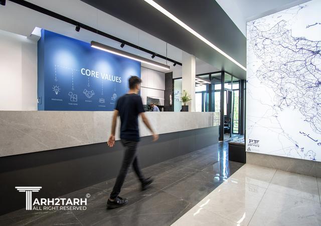 بازسازی دفتر اداری شرکت پدیده