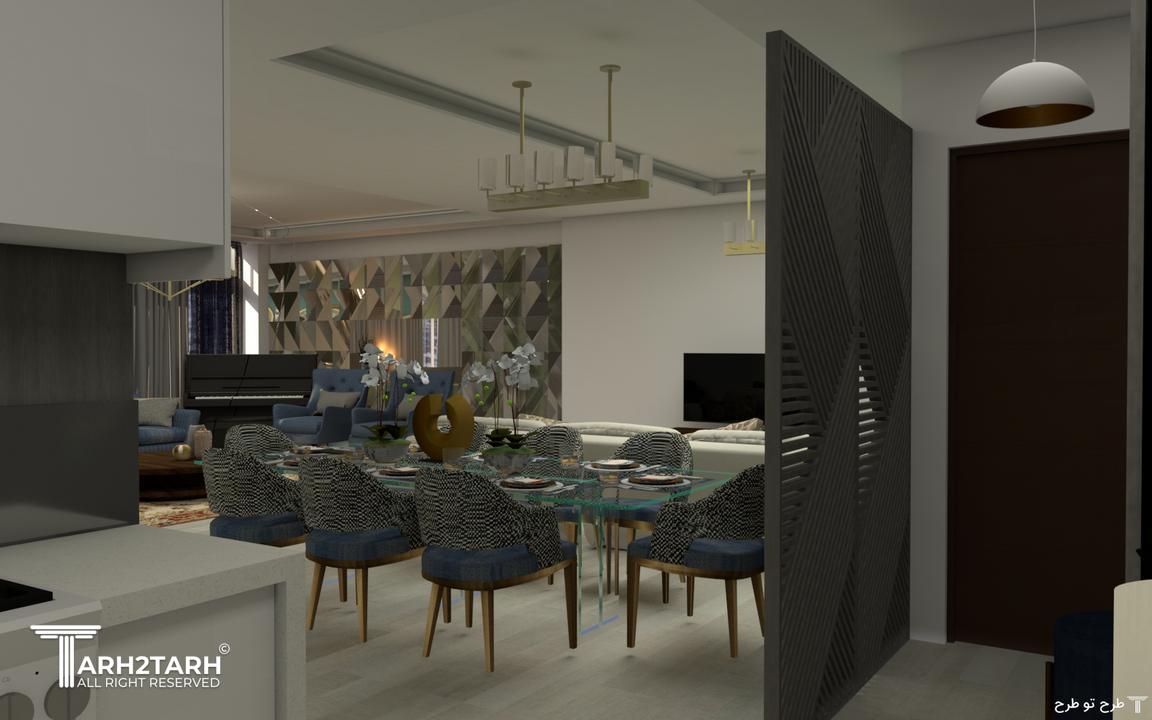 پذیرائی _ نشیمن _نهارخوری-ورودی