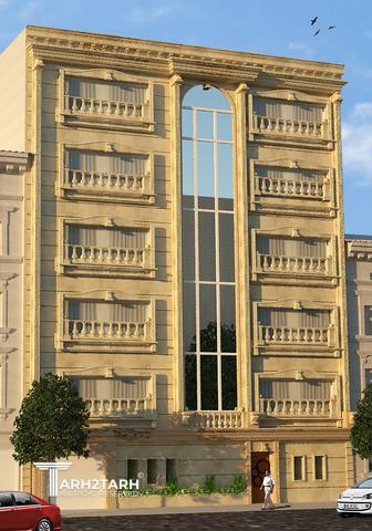 طراحی نما آپارتمان 5 طبقه