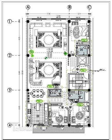 طراحی پلان مسکونی