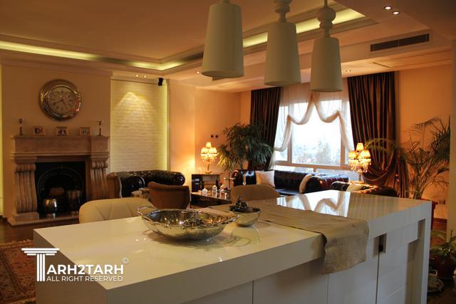 طراحی داخلی واحد مسکونی در تجریش