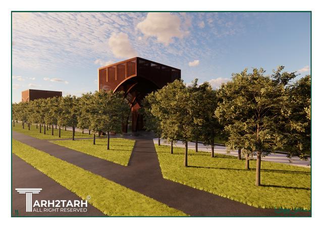 سردر شرقی باغ غدیر اصفهان