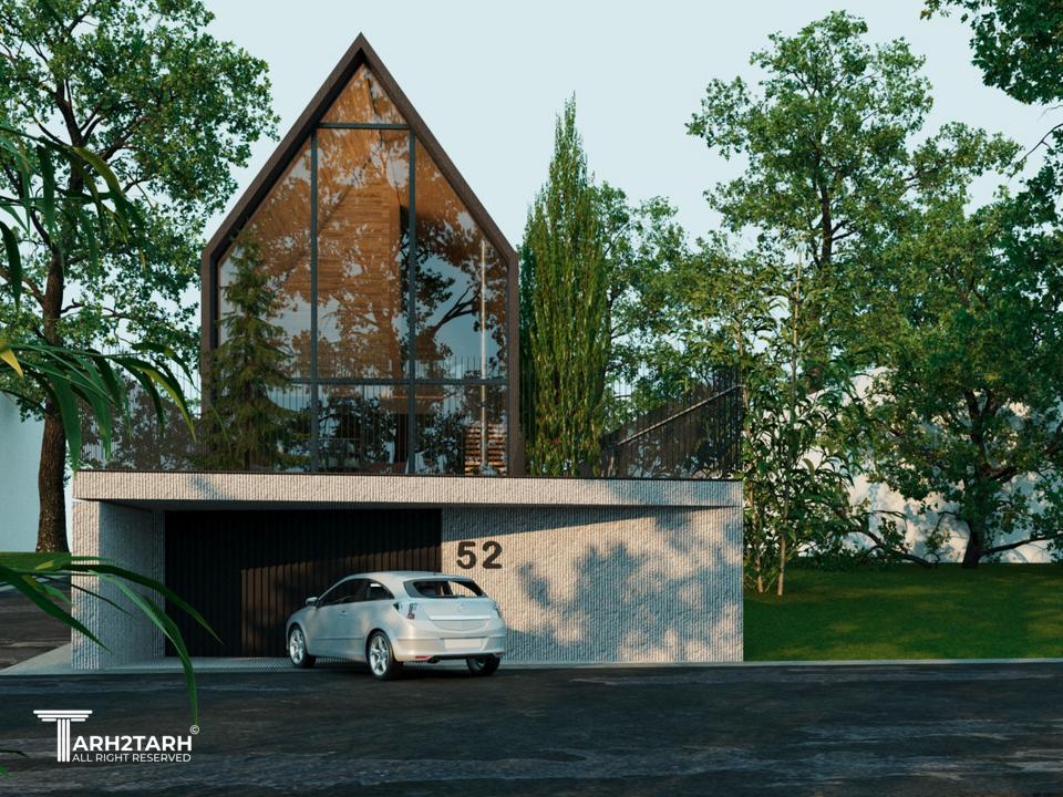 طراحی ویلای رودهن