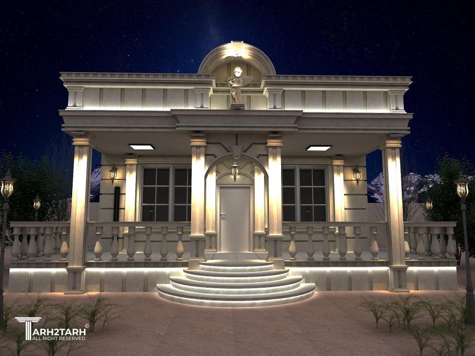 نمای کلاسیک شب