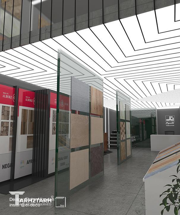 طراحی داخلی فروشگاه سرامیک