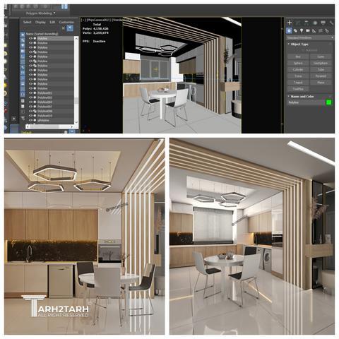 طراحی داخلی پروژه مسکونی