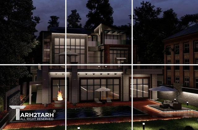 طراحی ویلا متل قو