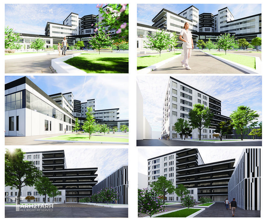 طرح پیشنهادی برای بیمارستان بهارلو (واقع در میدان راه آهن تهران)