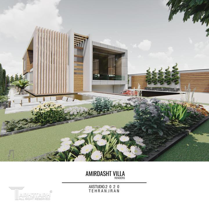 طراحی ویلا امیردشت