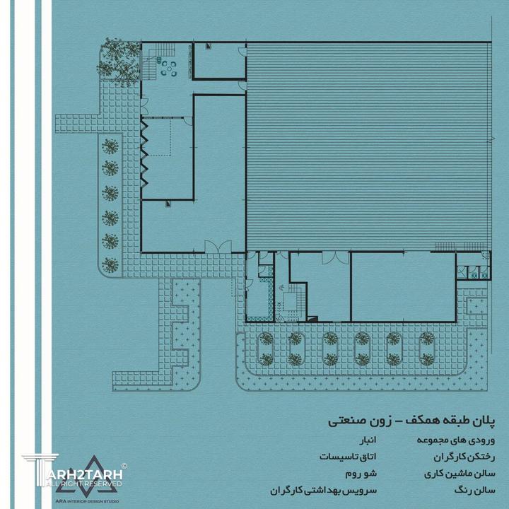 پلان طبقه همکف