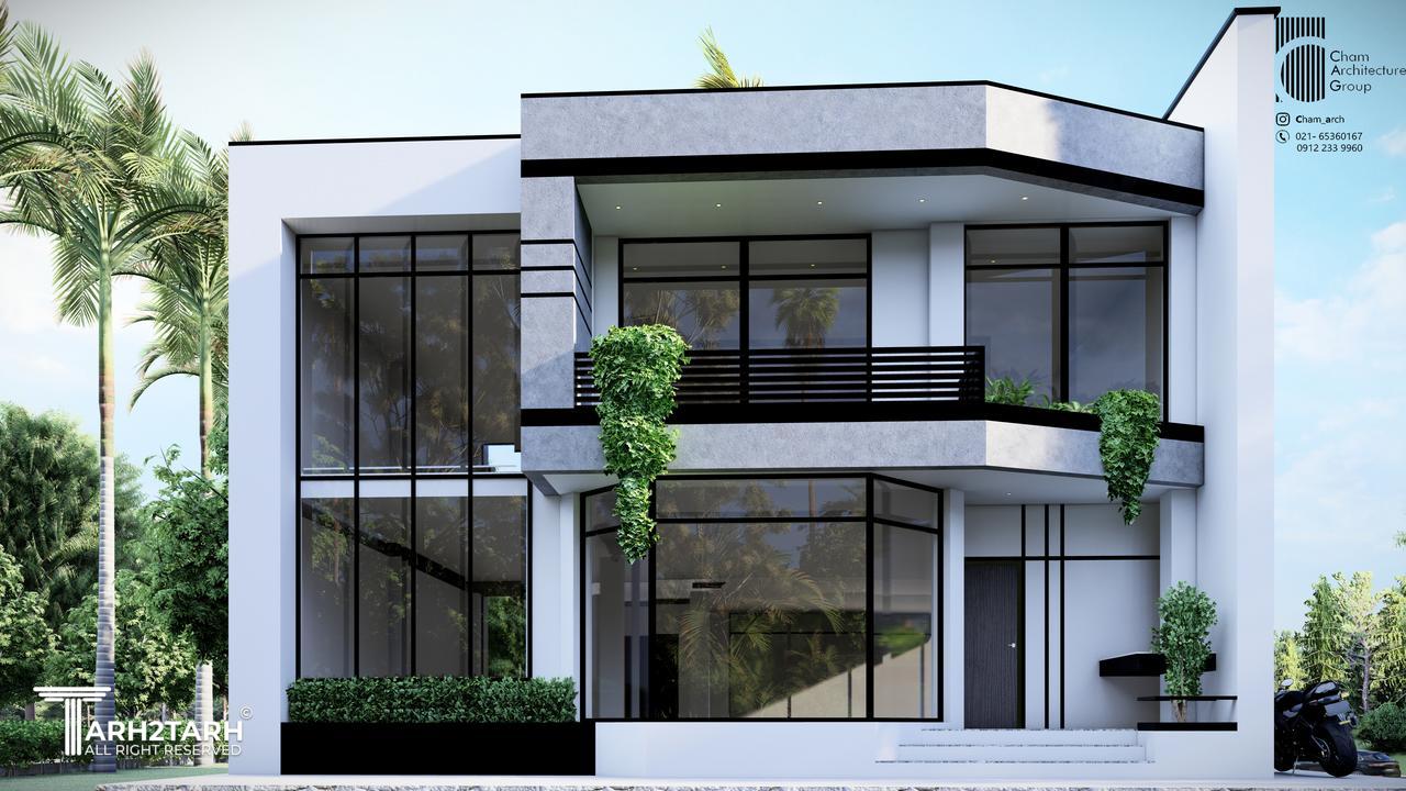 طراحی ویلا و سایت پلان