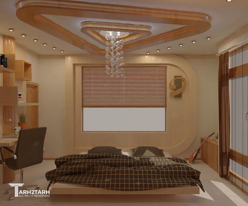 طرحی اتاق خواب ویلا در شمال
