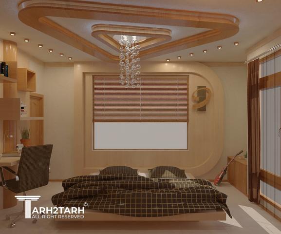 طرحی اتاق خواب ویلا در شمال