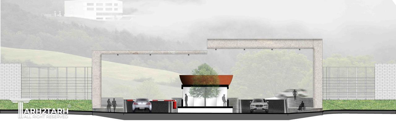 طراحی سردر مرکز علوم اعصاب پروفسور سمیعی