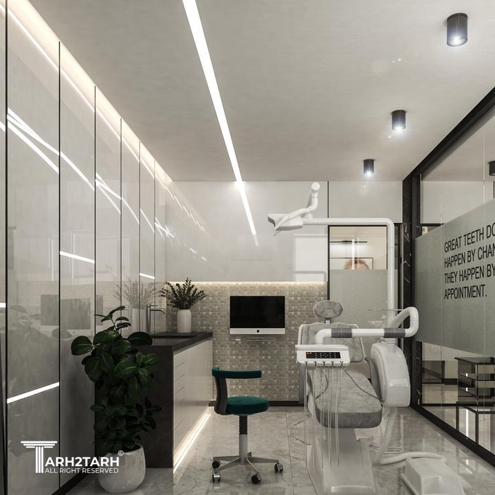 طراحی داخلی کلینیک دندان پزشکی گاندی