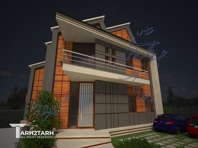 طراحی ویلای چکاد 2