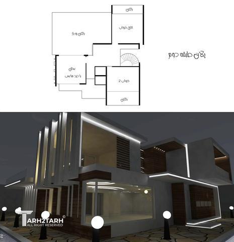 طراحی معمار ویلای دوهزار