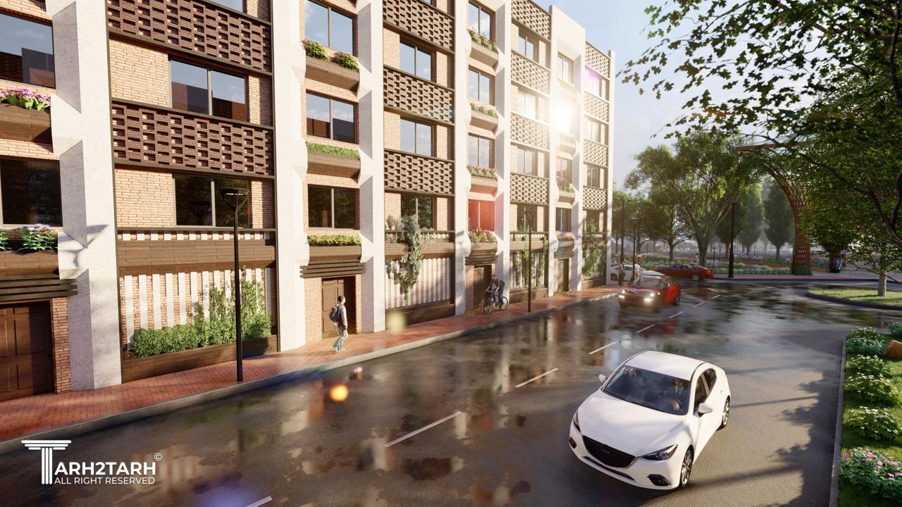 طراحی جداره مرکز محله