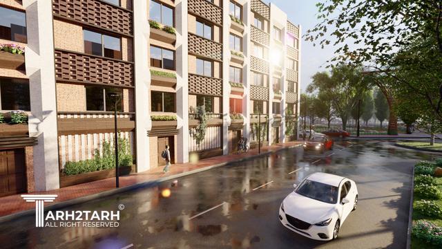 طراحی جداره مرکز محله