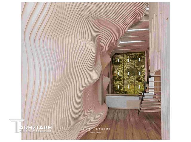 طراحی داخلی دفتر مرکزی شرکت وایا چوب