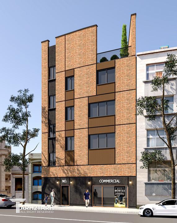 طراحی نما ساختمان عبدیانی