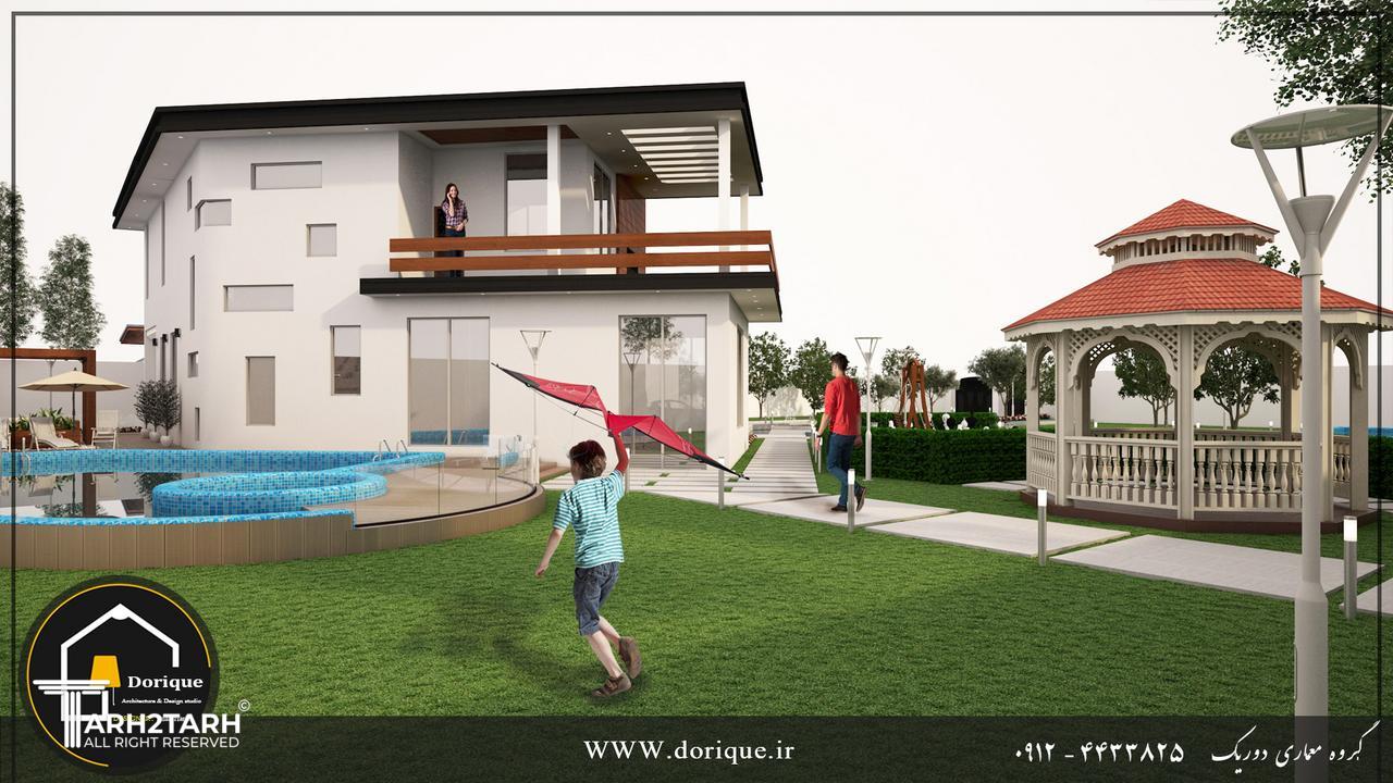 طراحی پروژه ی ویلای دماوند