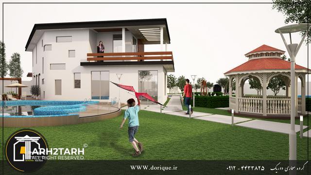 طراحی پروژه ی ویلای دماوند