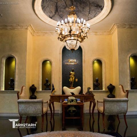 طرحی داخلی و اجرای جواهر فروشی پلادیوم