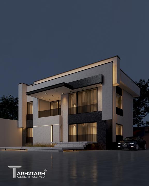 طراحی نما برای ویلای آقای کریمی