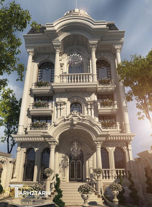 طراحی نمای کلاسیک 
