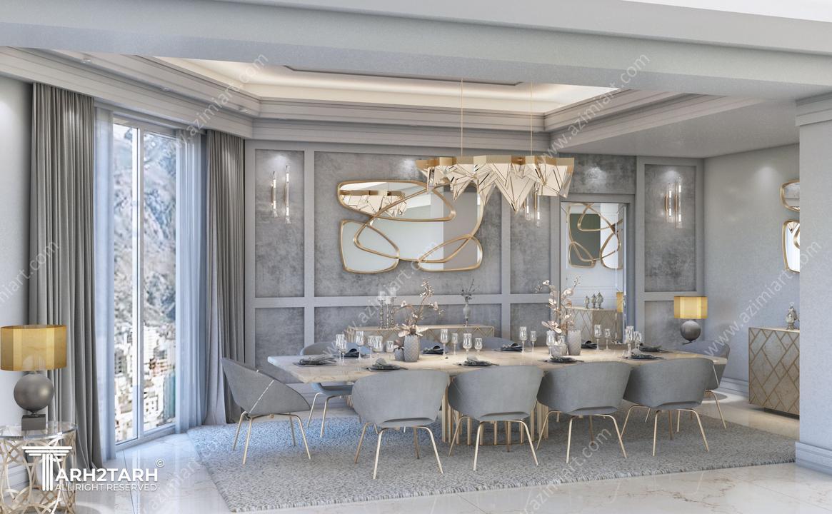 طراحی داخلی فضای ناهارخوری