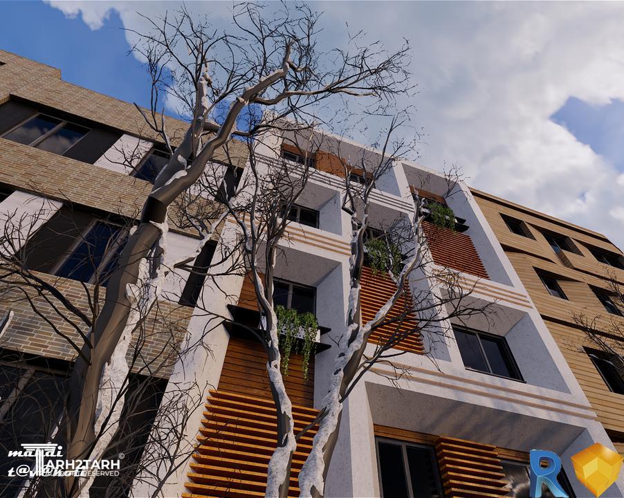 طراحی نما در سه راه شاهیندژ